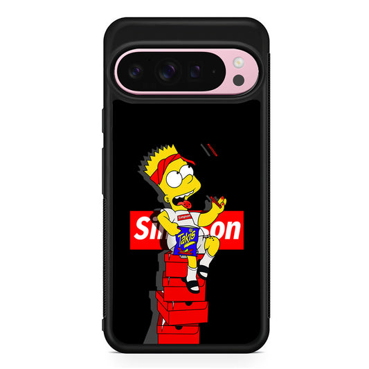 The Stylish Bart Simpson Google Pixel 9 Pro XL Case | Protective Cover