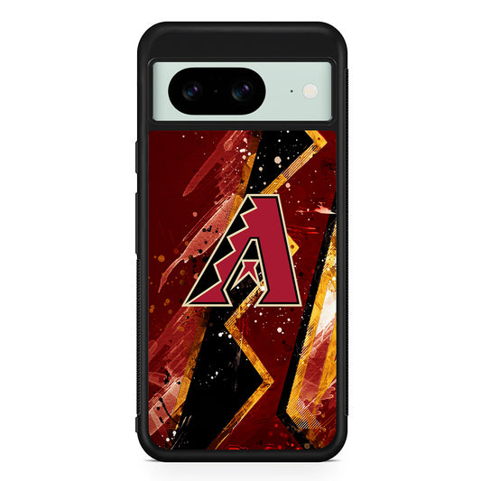 MLB Arizona Diamondbacks Team Google Pixel 8 Case | Durable Protective Cover for Google Pixel 8