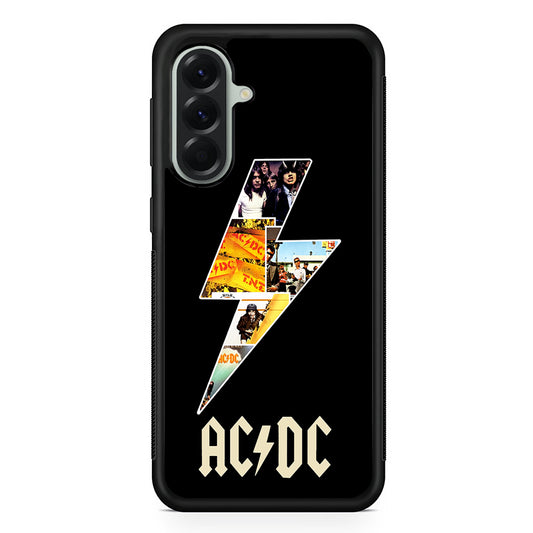 ACDC Rock Band Samsung Galaxy A56 Case | Samsung Galaxy A56 Protective Rubber Case