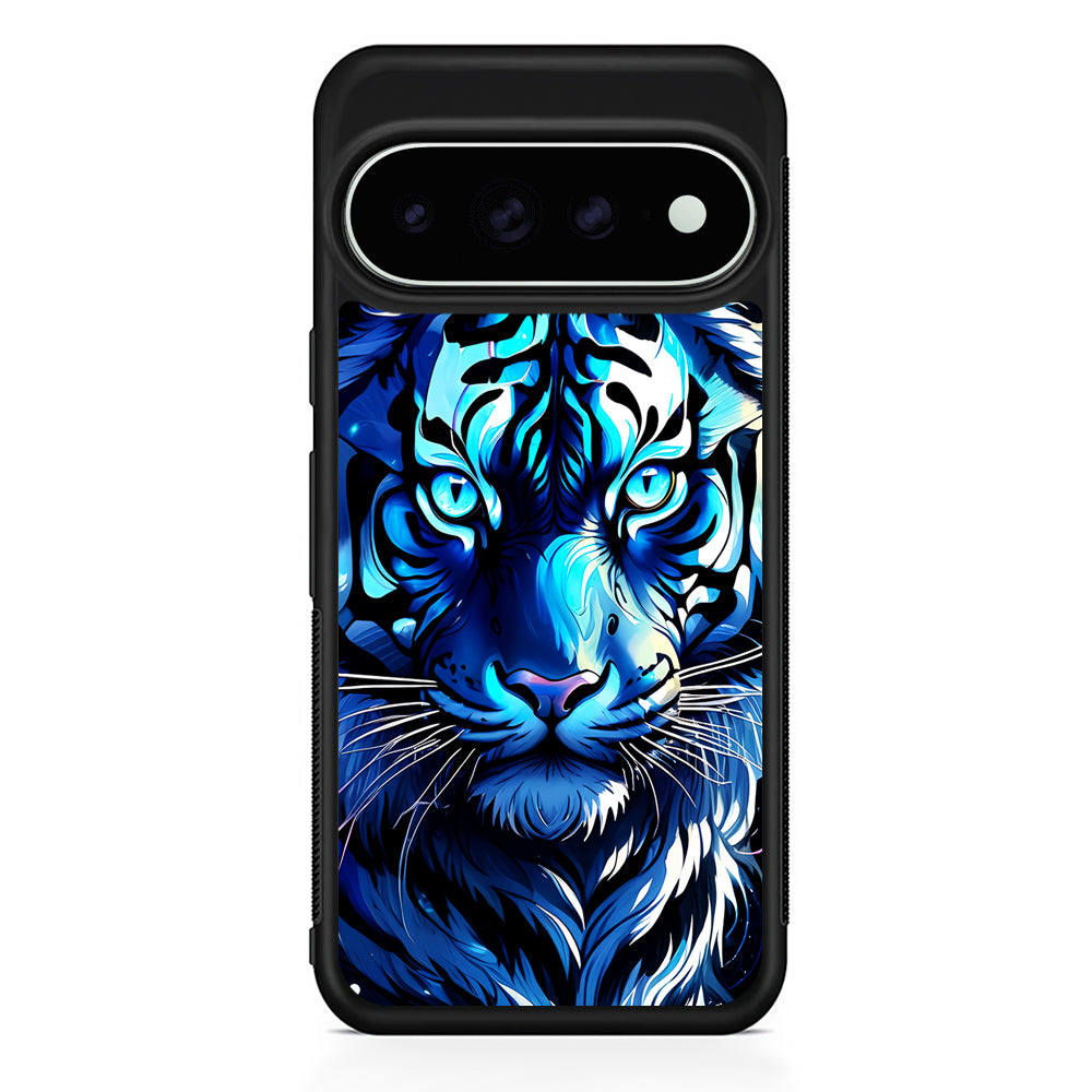 Blue Tiger Head Google Pixel 11 Pro XL Case - Custom Design Protective Case