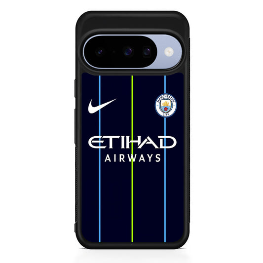 Nike Jersey Away Manchester City Google Pixel 10 Case | Google Pixel 10 Rubber Protective Case