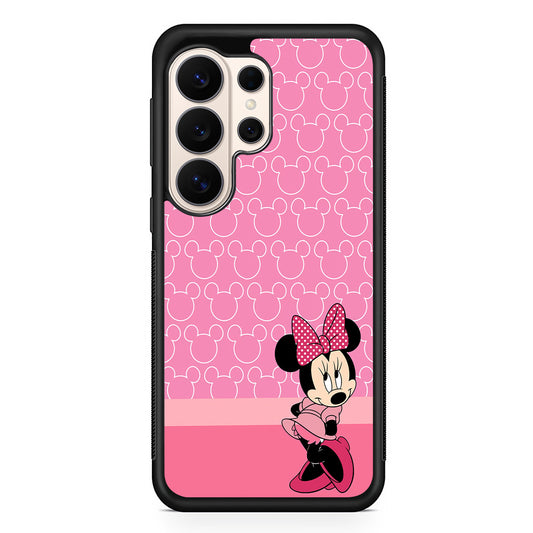 Minnie Mouse Pink Background Samsung Galaxy S26 Ultra Case | Slim Protective Case for Samsung Galaxy S26 Ultra
