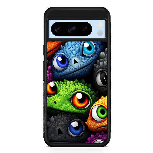 Reptile Eye Cartoon Google Pixel 8 Pro Case | Slim Rubber Case for Google Pixel 8 Pro