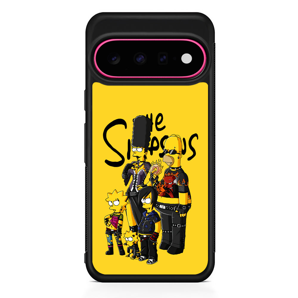 Simpsons Rock n' Roll Family Google Pixel 11 Case | Slim Shockproof Cover