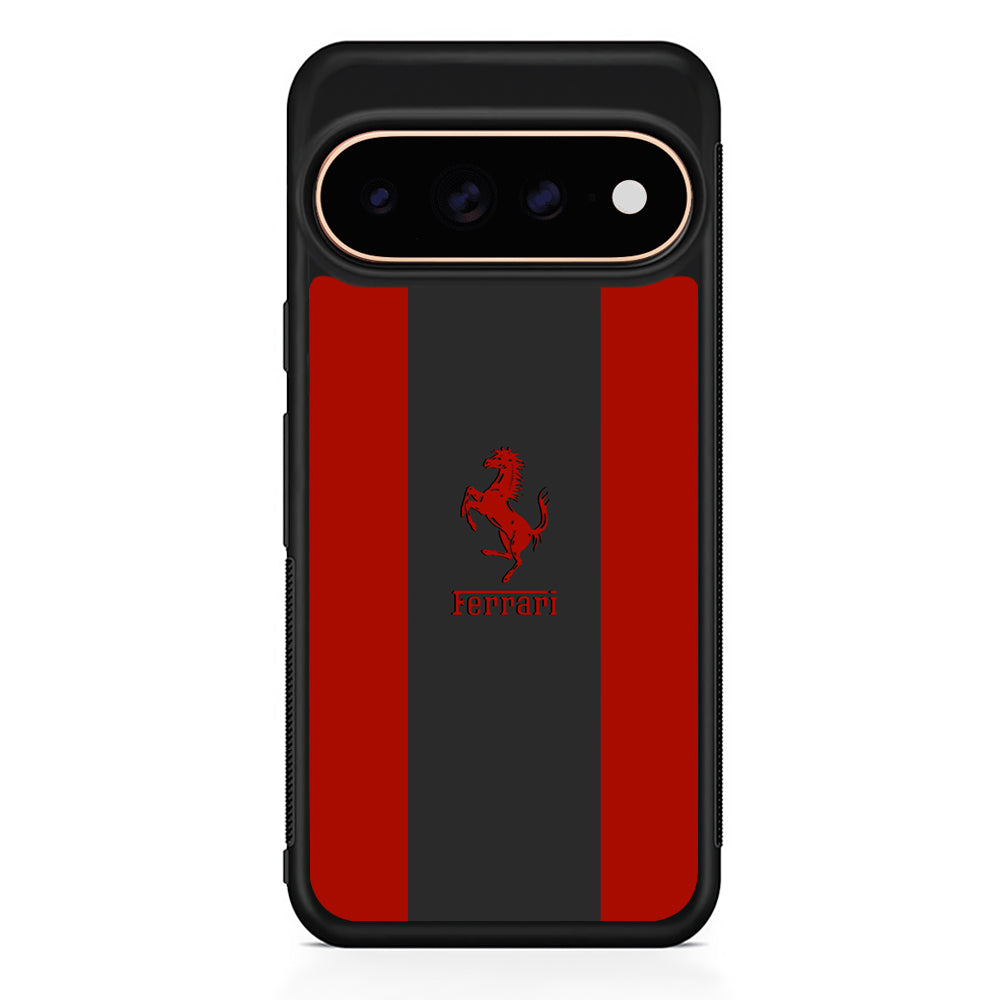Ferrari Silhouette of Signature Google Pixel 11 Pro Case - Stylish Protective Phone Case
