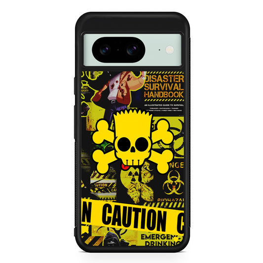 Bart Pirate Emergency Survival Google Pixel 8 Case | Durable Protective Cover for Google Pixel 8