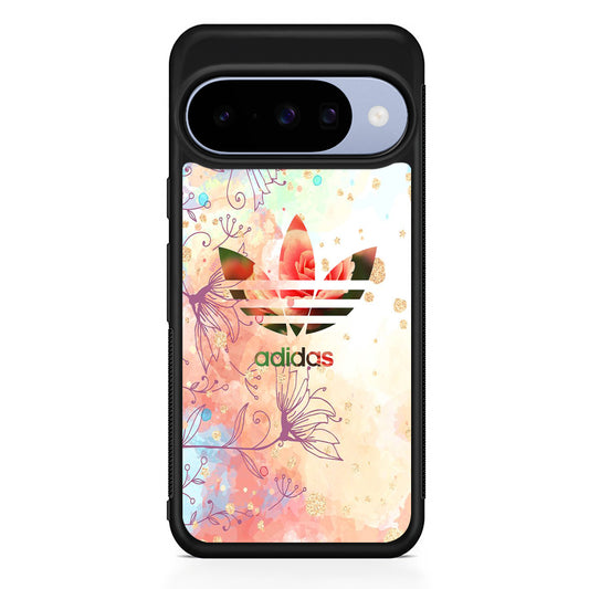 Adidas Rose Spring Google Pixel 10 Case | Google Pixel 10 Rubber Protective Case