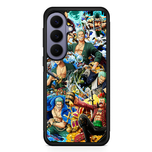 One Piece Roronoa Zoro Aesthetic Samsung Galaxy S26 Case | Durable Rubber Case for Samsung Galaxy S26