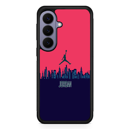 Jordan  Jump City Magenta Samsung Galaxy S26 Case | Slim Protective Rubber Case for Samsung S26