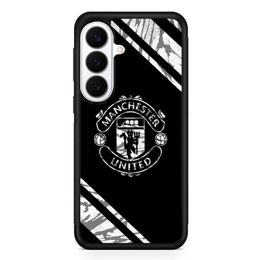 Manchester United Black Emblem Samsung Galaxy S26 Plus Case | Slim Protective Cover for Samsung Galaxy S26 Plus