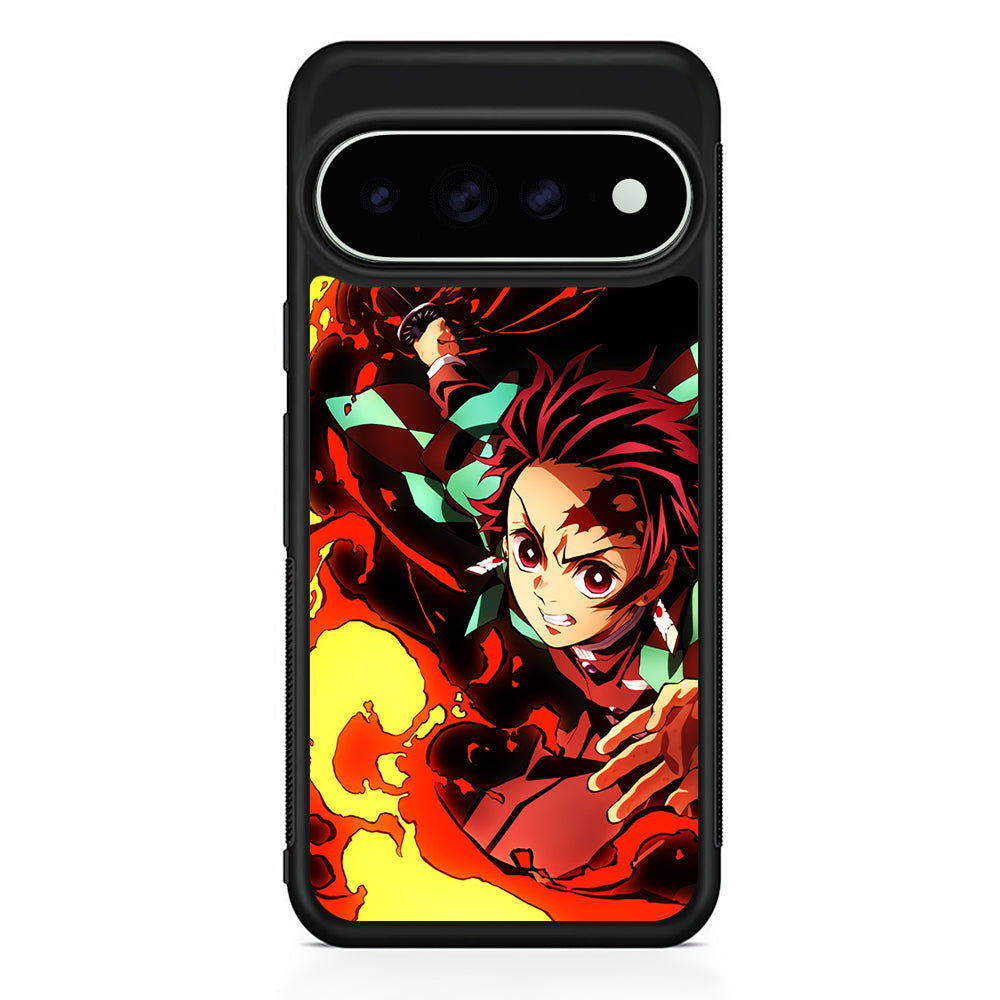 Demon Slayer Tanjiro Battle Mode Google Pixel 11 Pro XL Case - Custom Design Protective Case