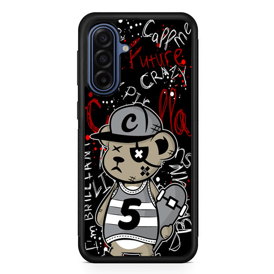 Crew Five Skater Bear Samsung Galaxy A17 Case | Slim Protective Phone Cover