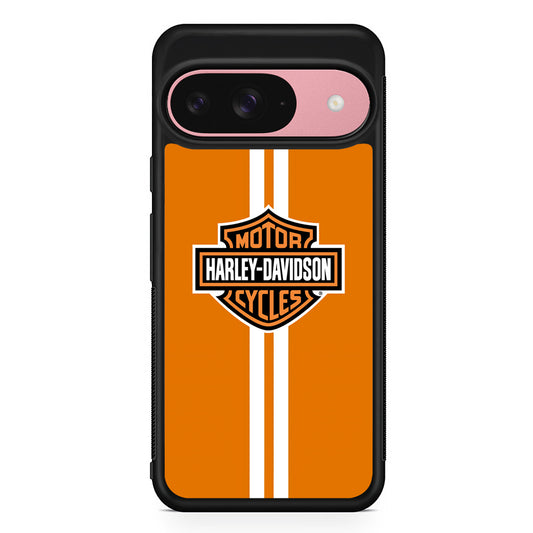 Harley Davidson Orange Touch Google Pixel 9 Case | Durable Google Pixel 9 Cover