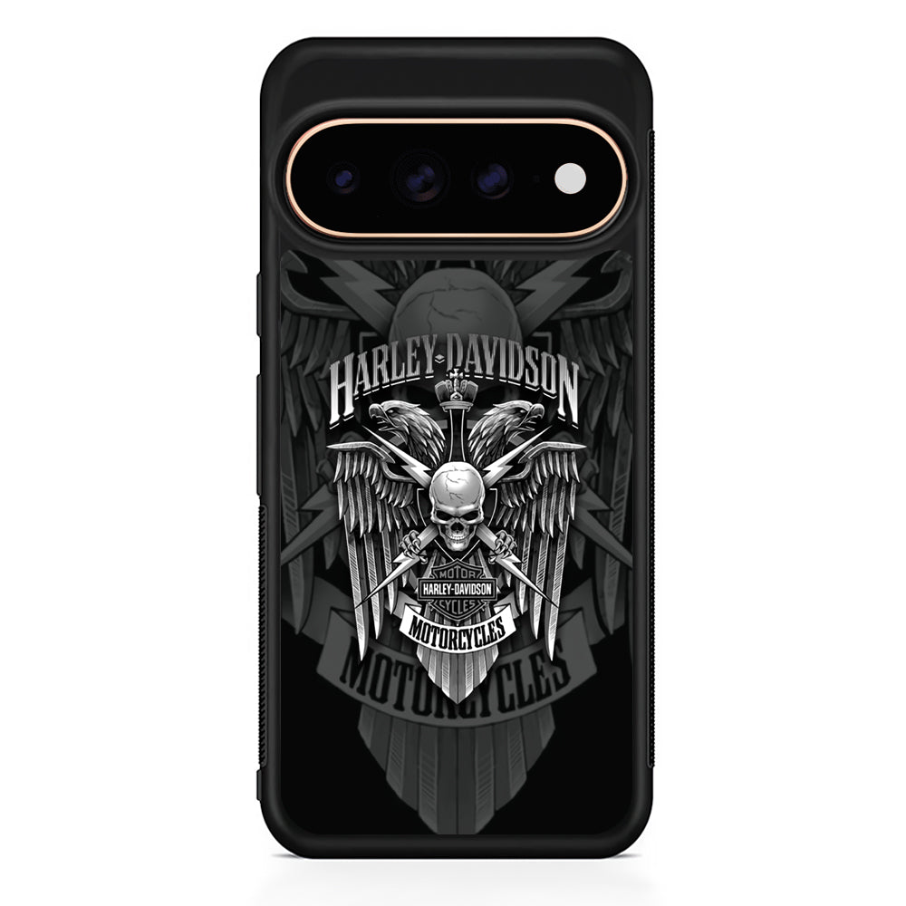 Harley Davidson Silver Pinion Google Pixel 11 Pro Case - Stylish Protective Phone Case