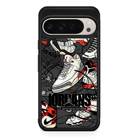 Air Jordan Play and Enjoy The Game Google Pixel 9 Pro Case | Slim Protective Cover