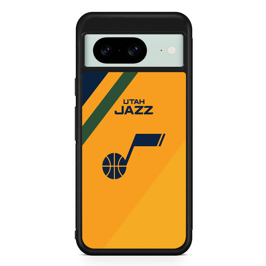 NBA Utah Jazz Logo Google Pixel 8 Case | Durable Protective Cover for Google Pixel 8