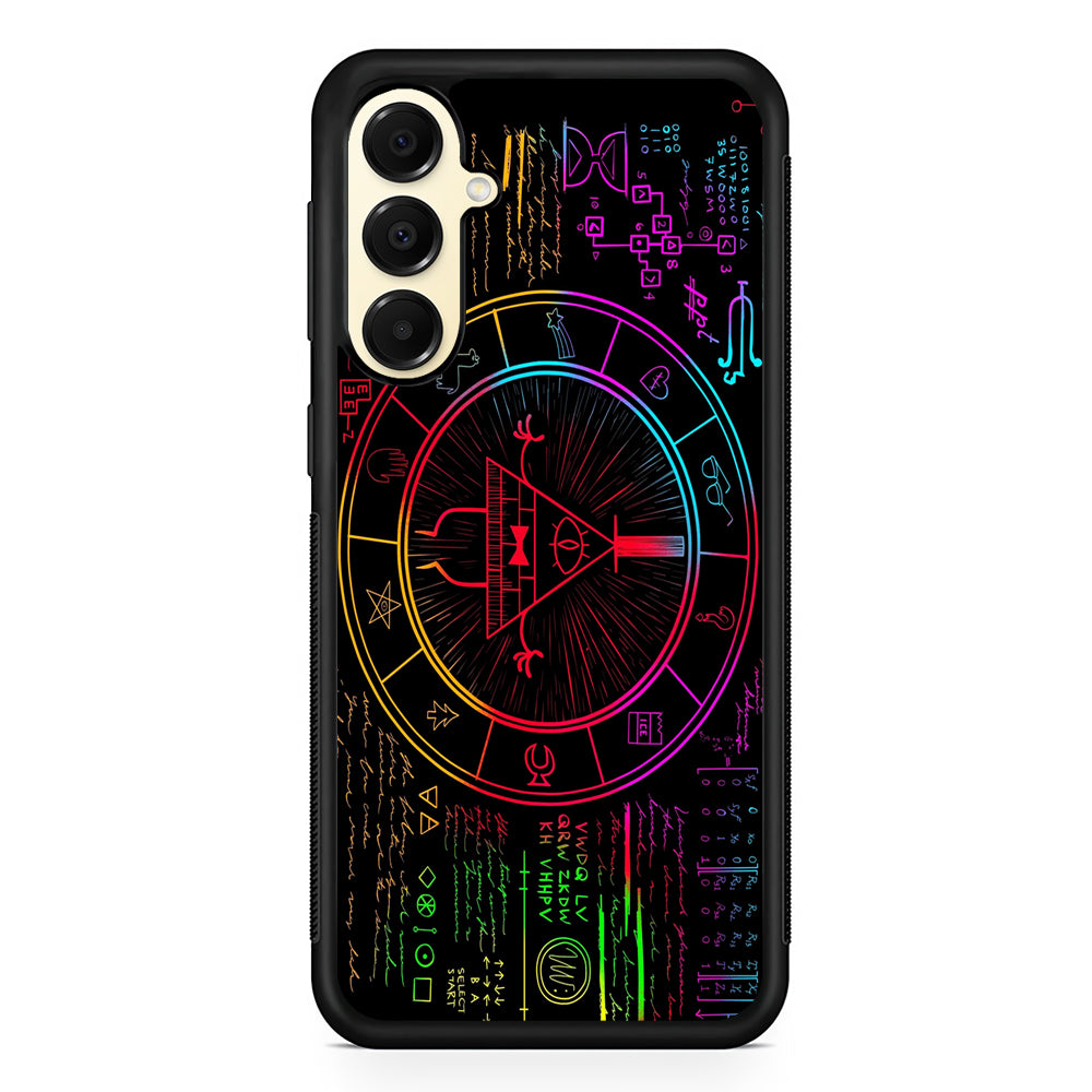 Gravity Falls Bill Cipher Colorful Samsung Galaxy A16 Case | Slim Rubber Samsung Galaxy A16 Case