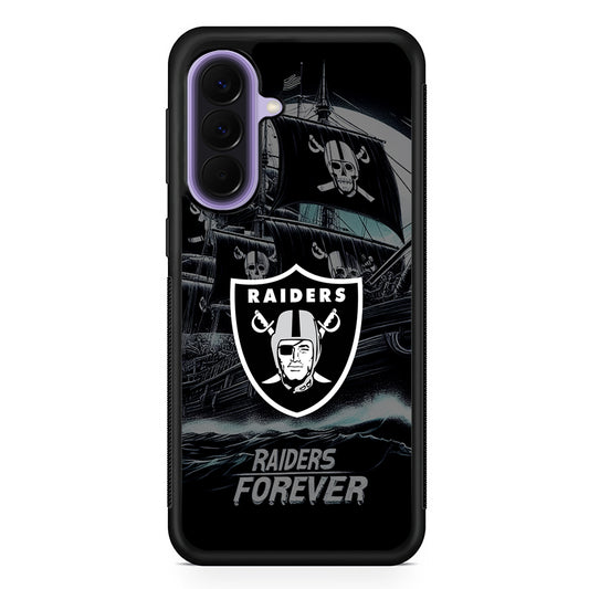 NFL Las Vegas Raiders Forever Samsung Galaxy A57 Case | Slim Samsung Galaxy A57 Rubber Case