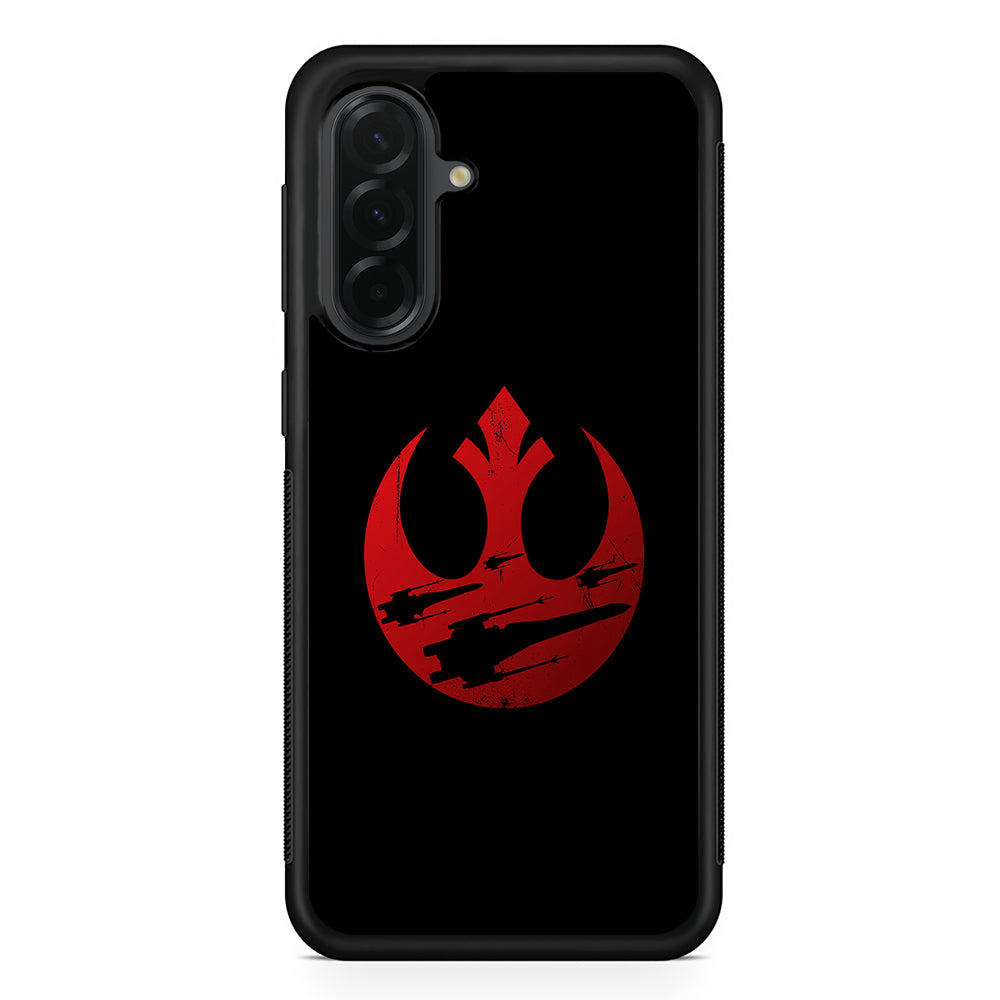 Rebel Alliance Star Wars Red Samsung Galaxy A36 Case | Protective Rubber Cover