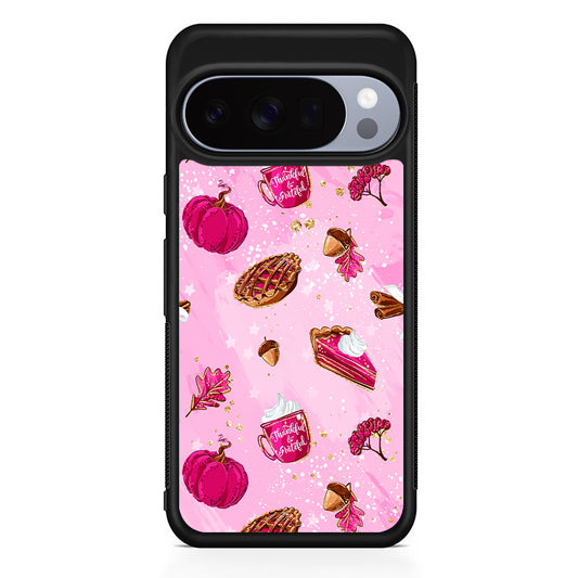 Thanksgiving Pink Aesthetic Google Pixel 10 Pro Case | Slim Google Pixel 10 Pro Rubber Case