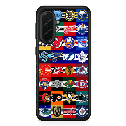 All NHL Teams Jersey Samsung Galaxy A36 Case | Protective Rubber Cover