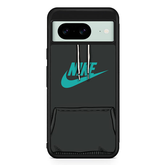Nike Grey Hoodie Google Pixel 8 Case | Slim Rubber Case for Google Pixel 8