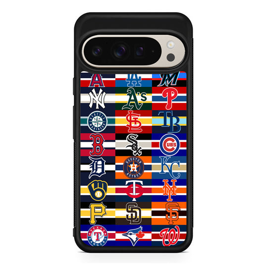 All MLB Teams Jersey Google Pixel 9 Pro Case | Slim Protective Cover