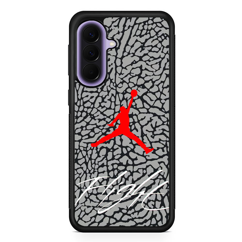 Air Jordan Hidden Patern Samsung Galaxy A57 Case | Slim Samsung Galaxy A57 Rubber Case