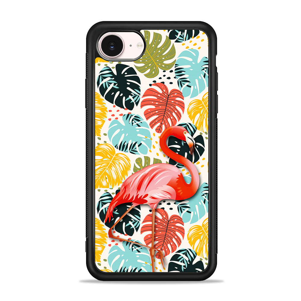 Flamingo Stand in Beauty iPhone 17e Case - Silicone Case
