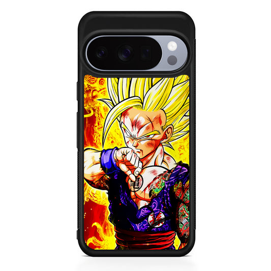 Gohan Super Saiyan 2 Google Pixel 10 Pro Case | Slim Google Pixel 10 Pro Rubber Case