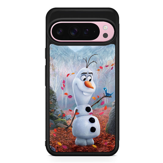 Olaf Frozen in the morning Google Pixel 9 Pro XL Case | Protective Cover
