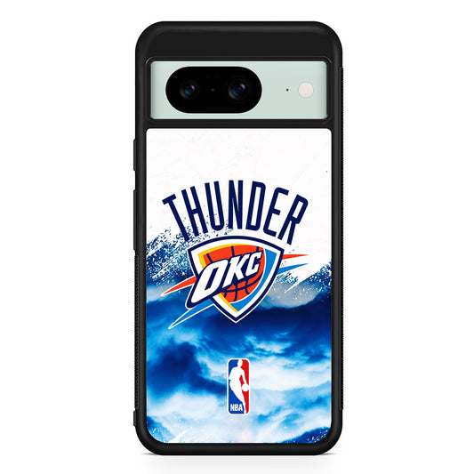 NBA Oklahoma City Thunder Team Google Pixel 8 Case | Durable Protective Cover for Google Pixel 8