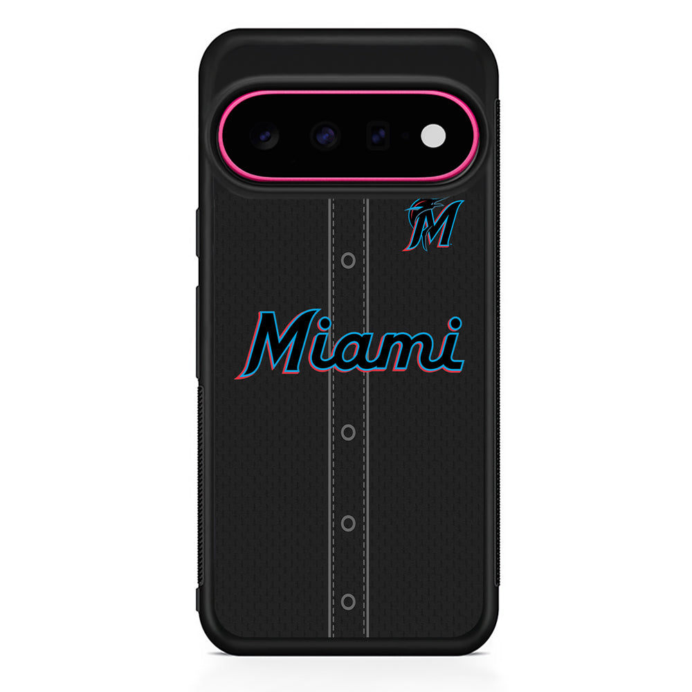 MLB Miami Marlins Jersey Google Pixel 11 Case | Slim Shockproof Cover
