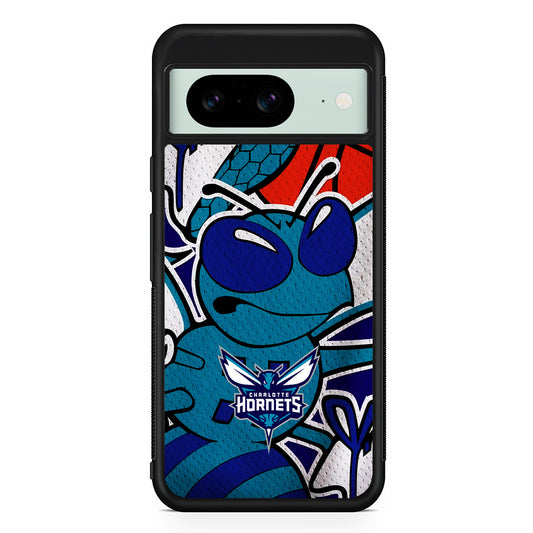 NBA Charlotte Hornets The Bee Google Pixel 8 Case | Durable Protective Cover for Google Pixel 8