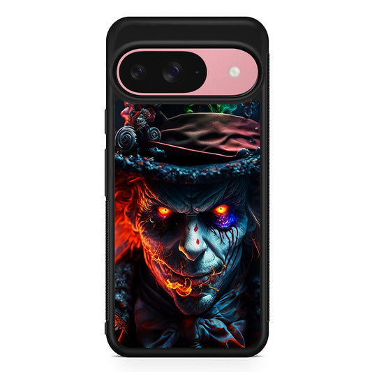The Mad Hatter Alice in Wonderland Google Pixel 9 Case | Google Pixel 9 Protective Rubber Case