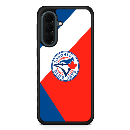 MLB Toronto Blue Jays Logo Samsung Galaxy A37 Case | Samsung Galaxy A37 Rubber Phone Case