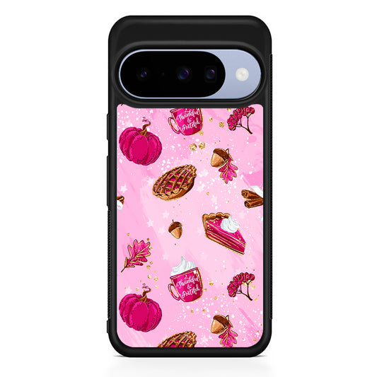 Thanksgiving Pink Aesthetic Google Pixel 10 Case | Google Pixel 10 Rubber Protective Case
