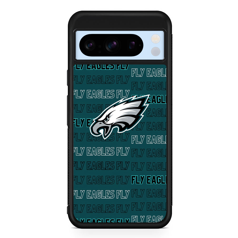 NFL Philadelphia Eagles Fly Google Pixel 8 Pro Case | Slim Rubber Case for Google Pixel 8 Pro