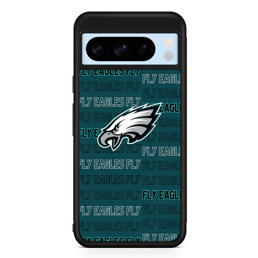 NFL Philadelphia Eagles Fly Google Pixel 8 Pro Case | Slim Rubber Case for Google Pixel 8 Pro