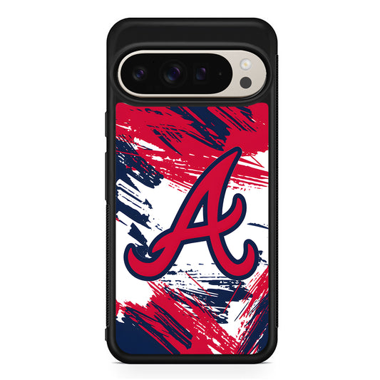 MLB Atlanta Braves Logo Google Pixel 9 Pro Case | Slim Protective Cover