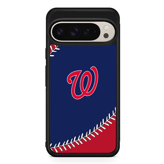 MLB Washington Nationals Logo Google Pixel 9 Pro Case | Slim Protective Cover