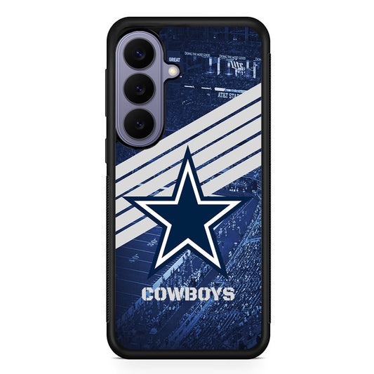 NFL Dallas Cowboys All Blue Stadium Samsung Galaxy S26 Case | Durable Rubber Case for Samsung Galaxy S26