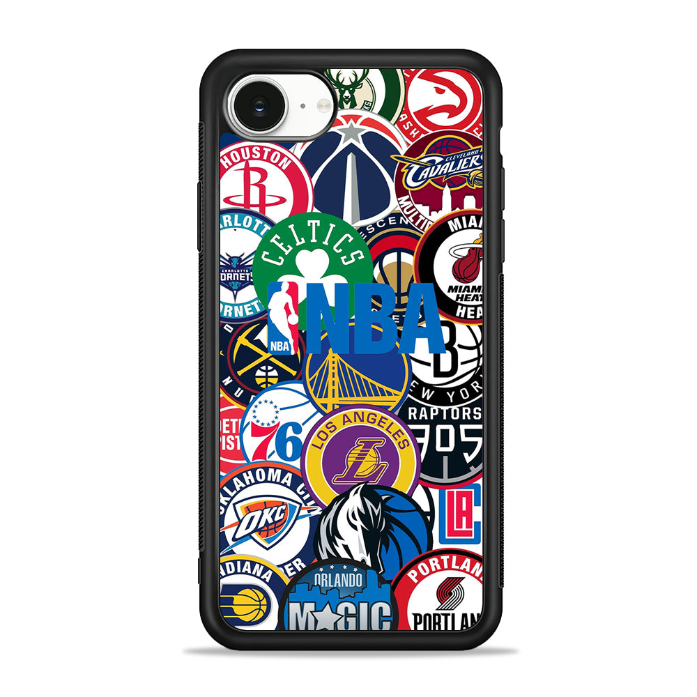 All NBA Basketball Teams iPhone 16e Case | Protective Phone Cover