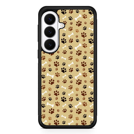 Dog Paw Print and Bones Samsung Galaxy S26 Plus Case | Slim Protective Cover for Samsung Galaxy S26 Plus
