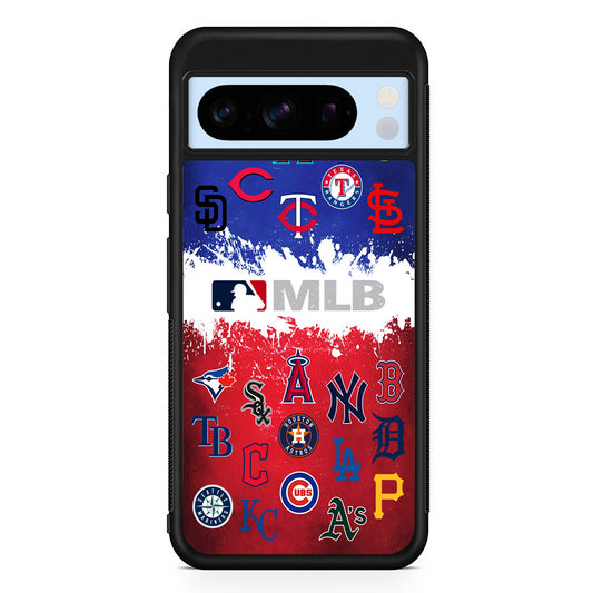 All MLB Teams Collection Google Pixel 8 Pro Case | Slim Rubber Case for Google Pixel 8 Pro