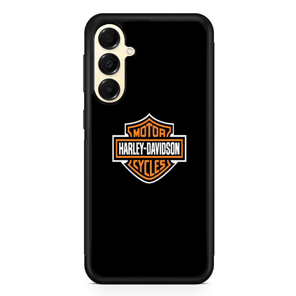 Harley Davidson Logo Black Samsung Galaxy A16 Case | Custom Protective Samsung Galaxy A16 Case