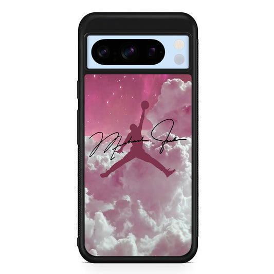 Air Jordan Signature Art of Aesthetic Aurora Google Pixel 8 Pro Case | Slim Protective Cover
