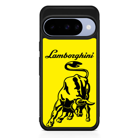 Lamborghini Word Icon Google Pixel 10 Case | Google Pixel 10 Rubber Protective Case