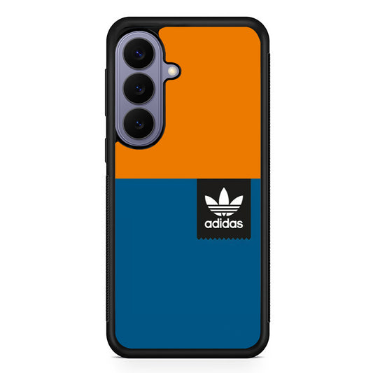 Adidas Logo On Square Samsung Galaxy S26 Case | Slim Protective Rubber Case for Samsung S26
