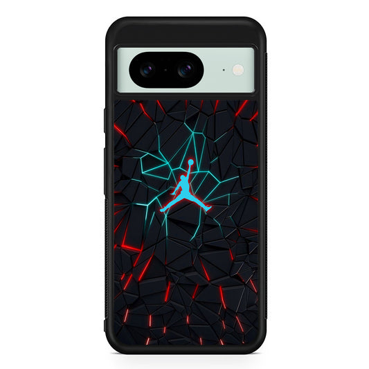 Air Jordan The Rock Shapes Google Pixel 8 Case | Durable Protective Cover for Google Pixel 8